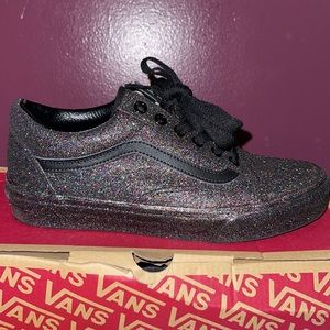 Vans (Rainbow Glitter) Old Skool size 7.0